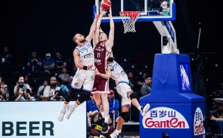 Latvija kausis dėl penktos vietos pasaulio čempionate – lėtai įsibėgėjo, bet patiesė Italiją